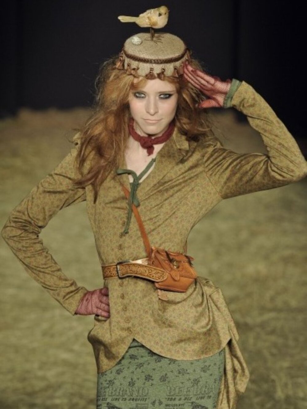 $SOLD$ Betsey Johnson Vintage Jacket Corset Bustle Victorian Steampunk Coat Top - Picture 3 of 13
